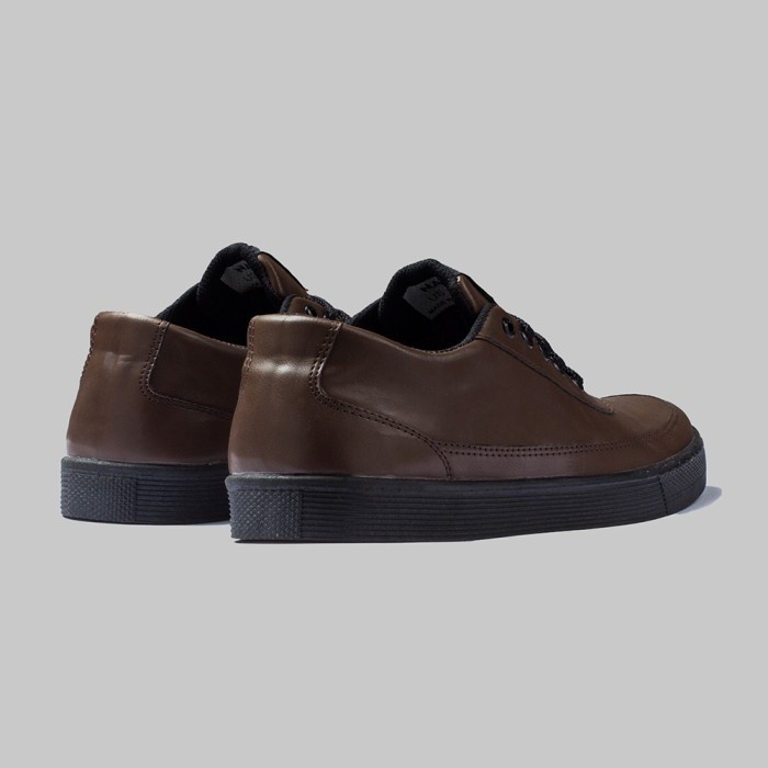 |DK01x NAZ| Sepatu Sneakers Pria Casual Sneaker Cowok ORIGINAL DEDRICK DARK BROWN