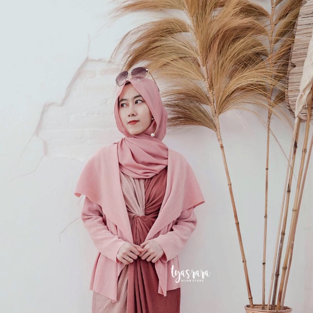 Aleya Cardy - Tyasrara / Korean Cardy / Pleats Cardy / Cardigan Wanita / Cardigan Pleats