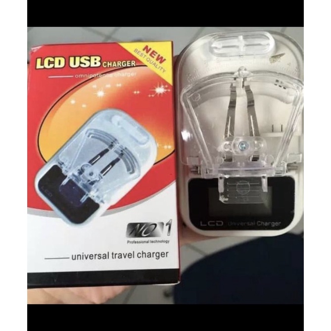 CHARGER DESKTOP UNIVERSAL CHARGER KODOK LCD-BENUA DUNIA