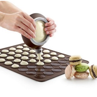 SILICONE MACAROON MAT, Alas Adonan Macaron, Tahan Panas Suhu Tinggi