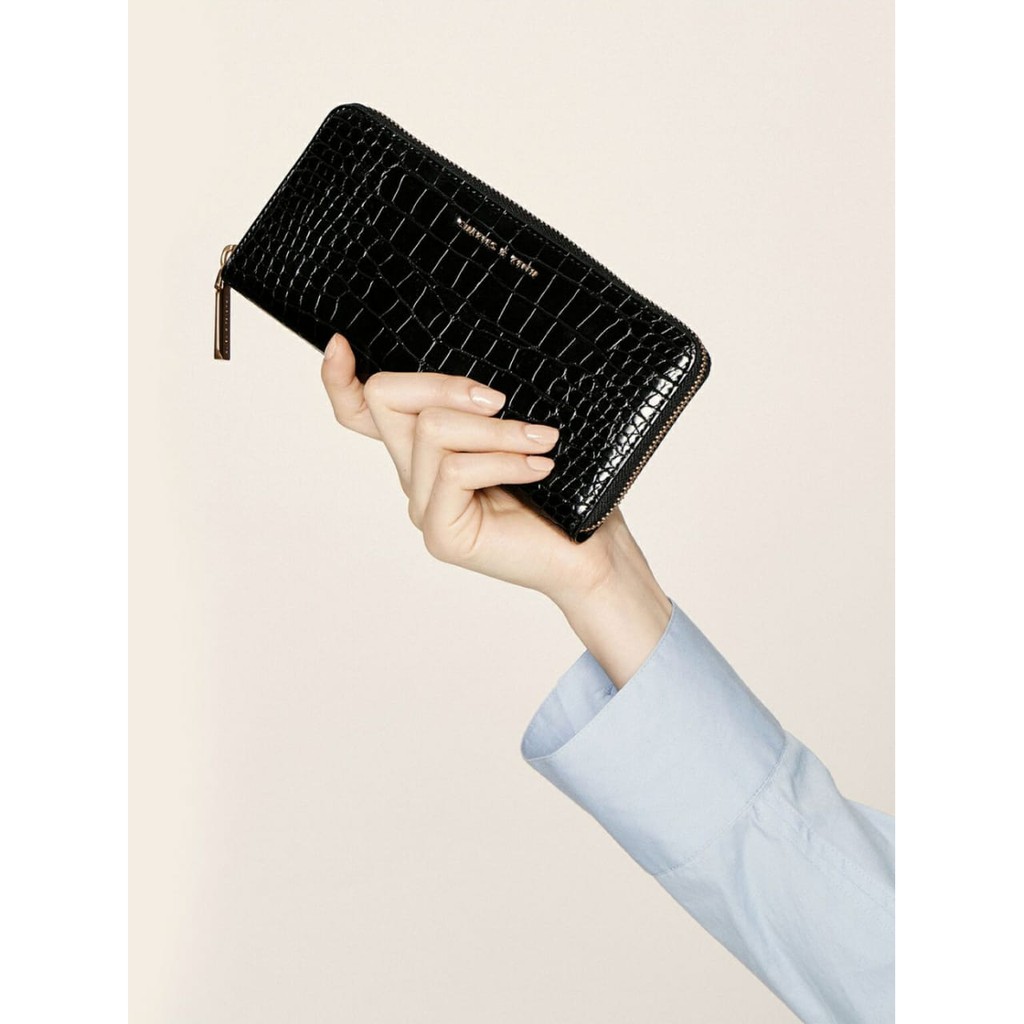 DG734 DOMPET CK CROC - EFFECT MINI LONG WALLET WITH BOX - 732#