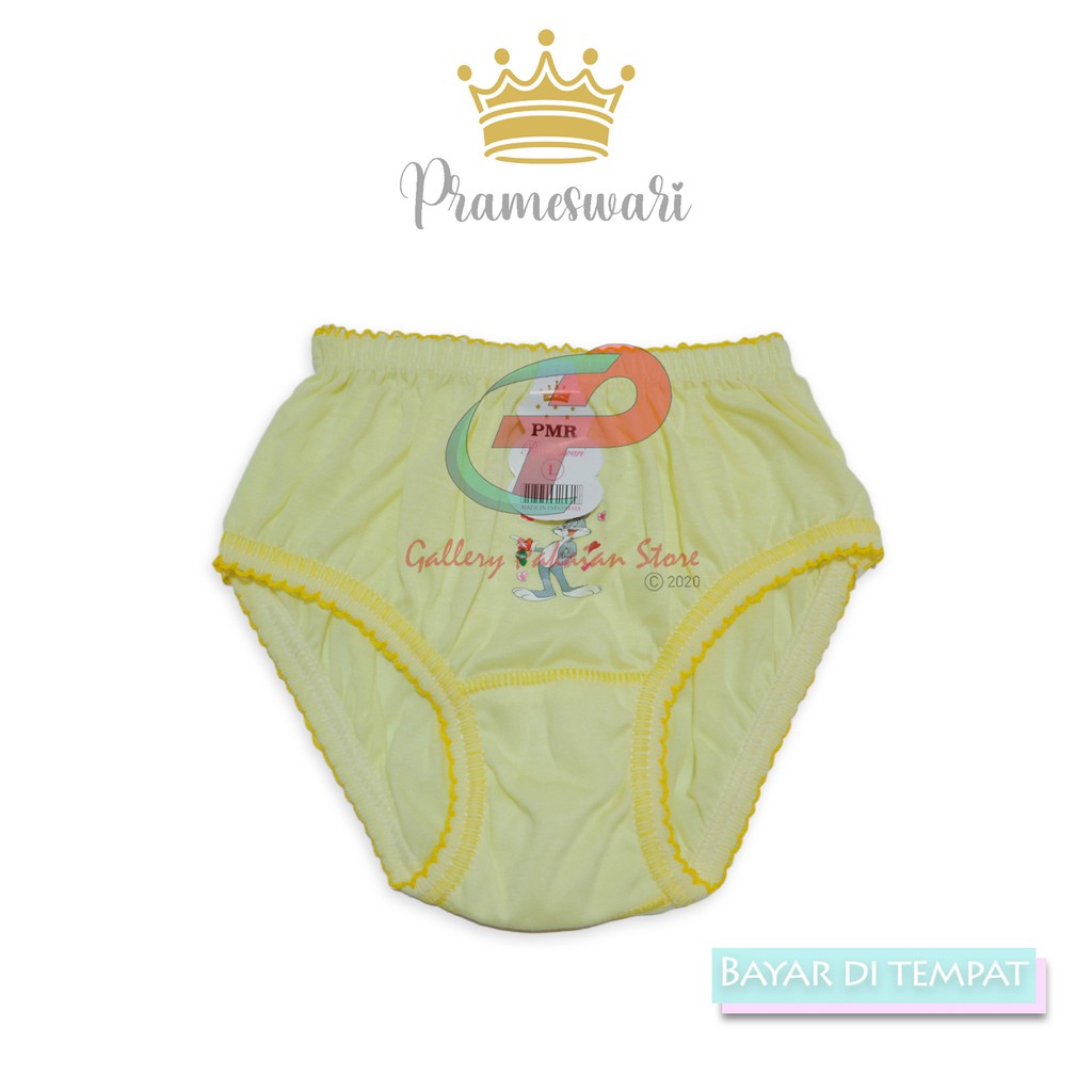 CELANA DALAM ANAK PEREMPUAN 6 PCS MULTI WARNA SIZE S/M/L TERMURAH