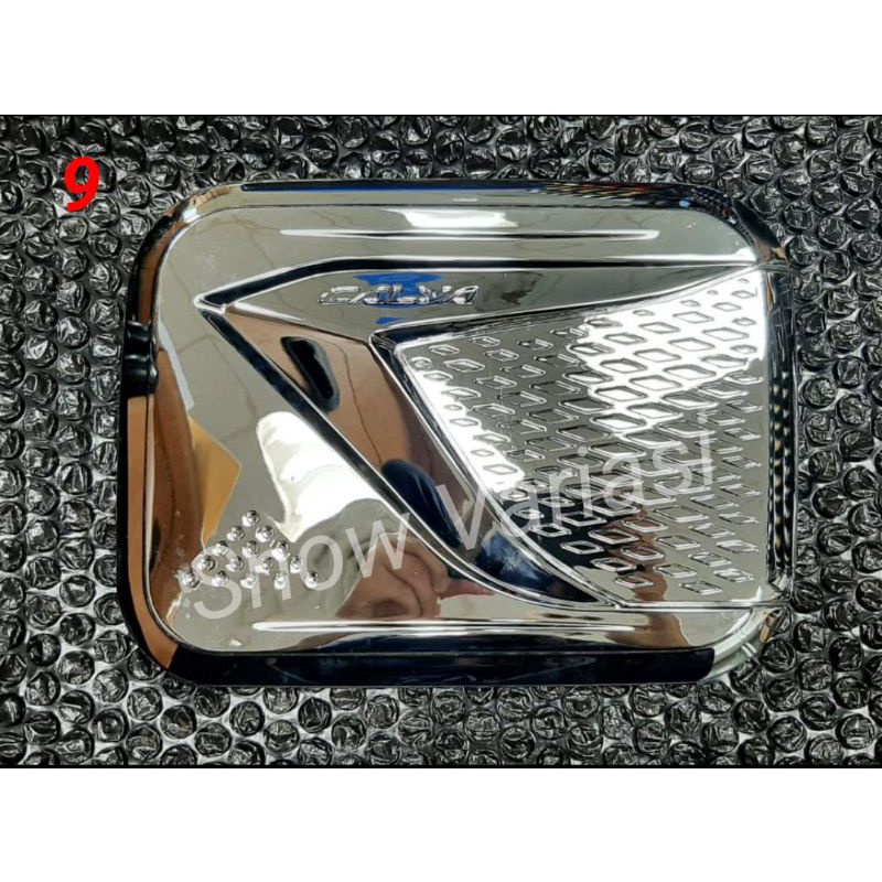 Tank Cover Calya 2016 2018 2020 2021 Hitam Chrome Activo Crosstivo Titanium Elegant Exclusive Luxury Hitam Putih