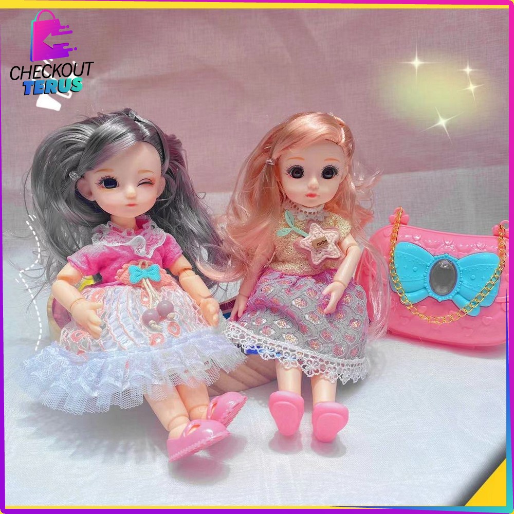 CT M204 Mainan Boneka Princess Dress 2IN1 Boneka Putri Imut Cewek DIY Doll 2IN1 Anak Perempuan Lucu