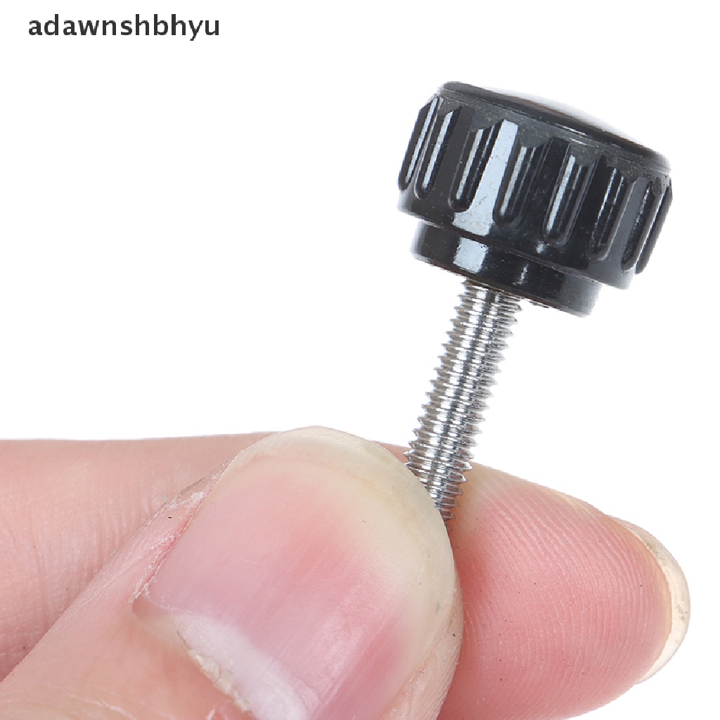 Adawnshbhyu M4 M5 knurled Nylon Bulat Gagang Kepala Plastik Thumb Screw Bakelite