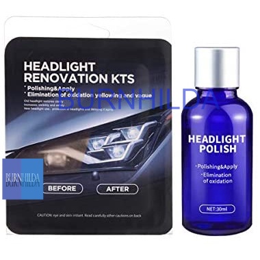 pembersih Lampu Mobil Headlight Polish 30ml Car Headlamp Headlight Lens Restorer Repair Liquid Polish Cleaning Tool 30ML accesoris motor mobil burnhilda