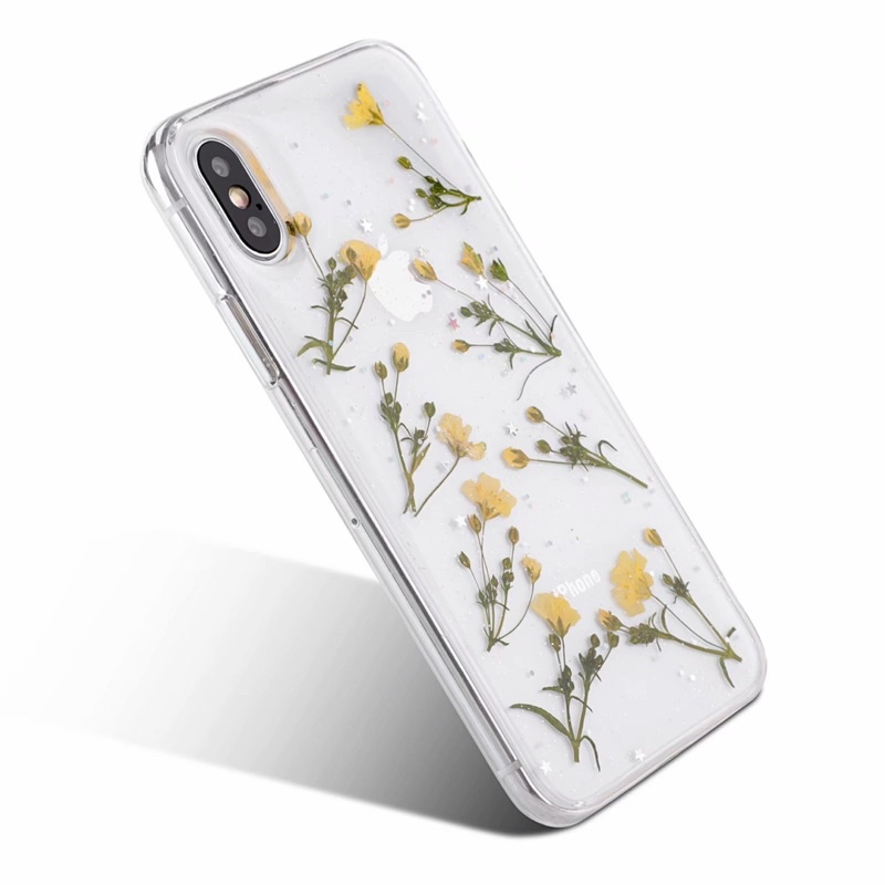 Dried Flower Case iPhone Oppo Vivo Xiaomi Samsung A7 A9 A6 A8 J4 J6 j4+ J6+ A50 M20 A30 A10 Y91 Y50