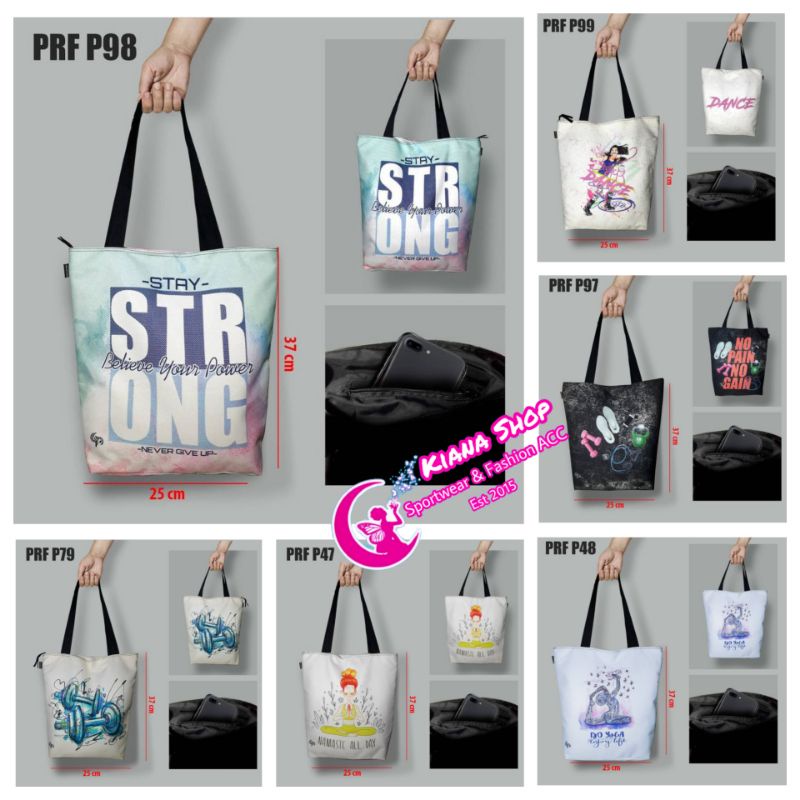 Tas Tote Bag Printing Sixpack