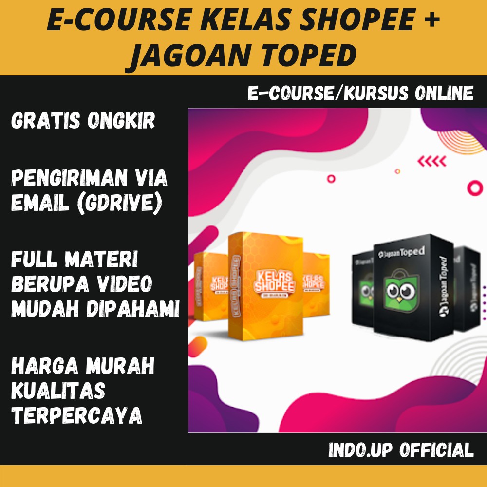 

Promo Termurah Ecourse Kelas Jago Shopee dan Jagoan T0k0pedi4