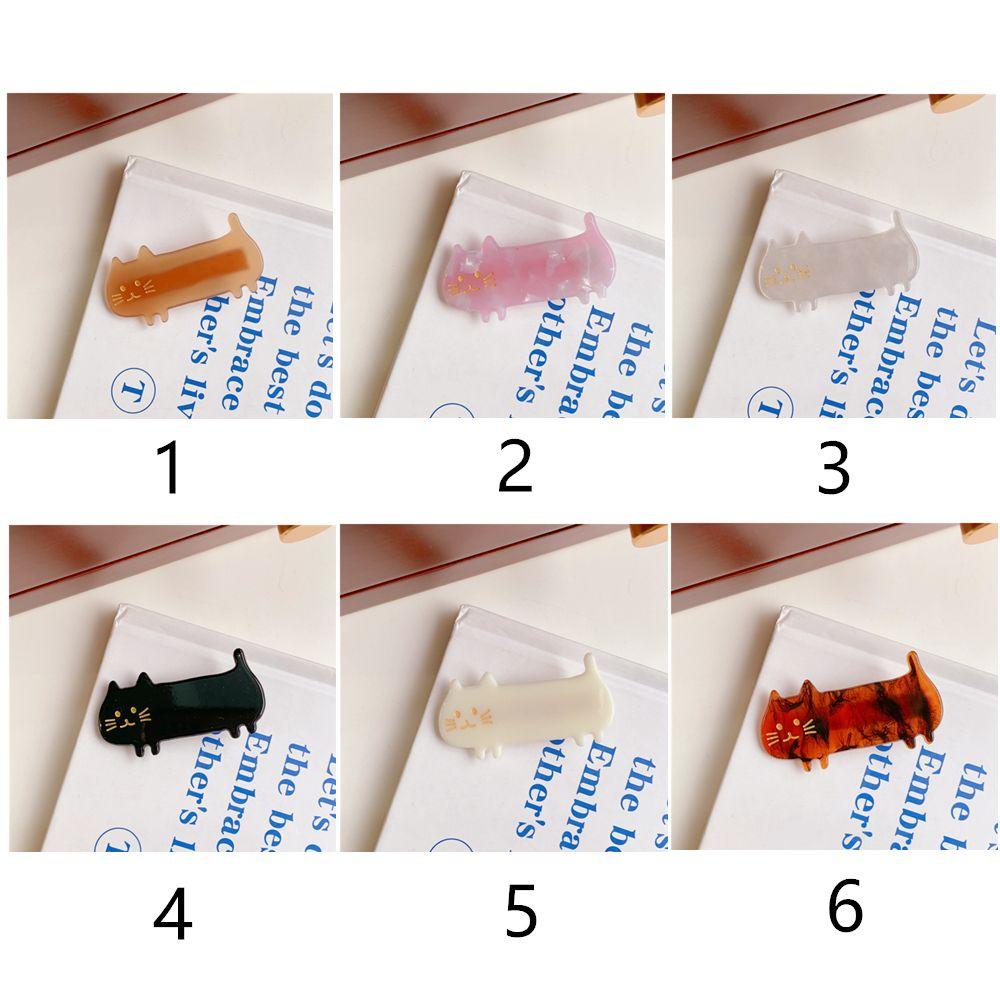 Hairpins Acetate Cat Animal Barrettes Fashion INS for Women