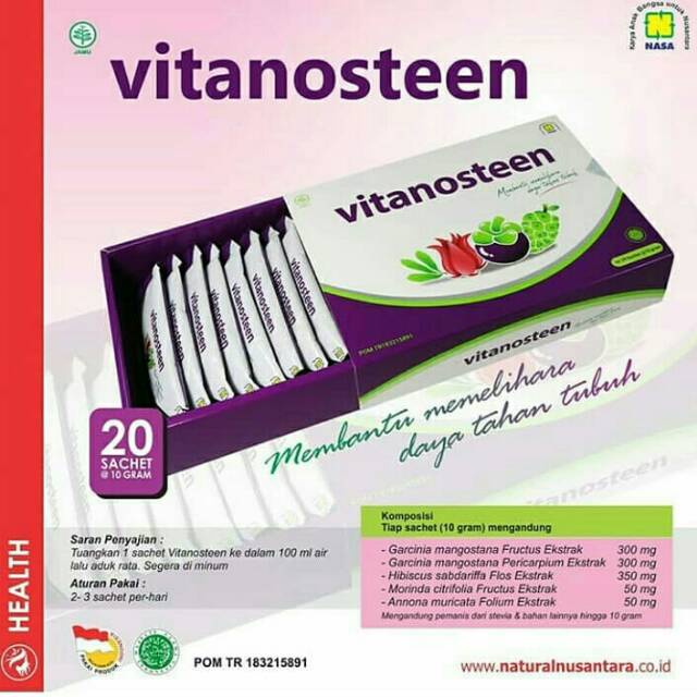 

VITANOSTEEN NASA/MINUMAN KESEHATAN MENJAGA DAYA TAHAN TUBUH/PRODUK NASA