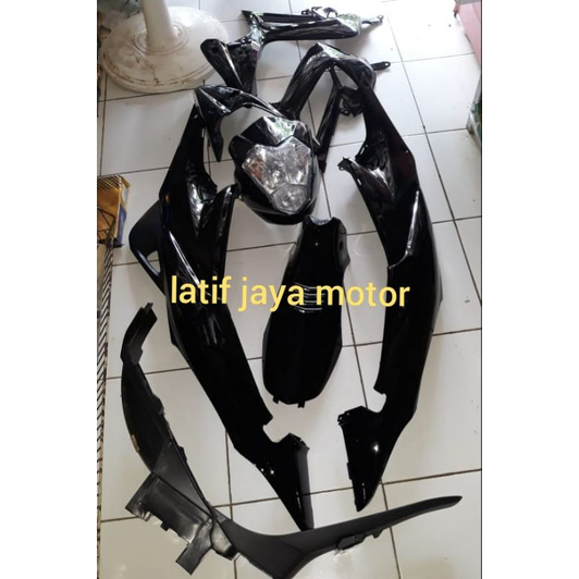 cover body satria fu lama kasar halus fullset hitam Thailand reider