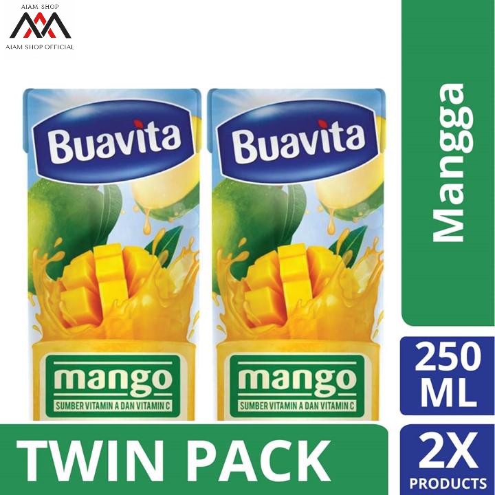 

Buavita Jus Mangga Twin Pack Juice Mango - 2 x 245ml