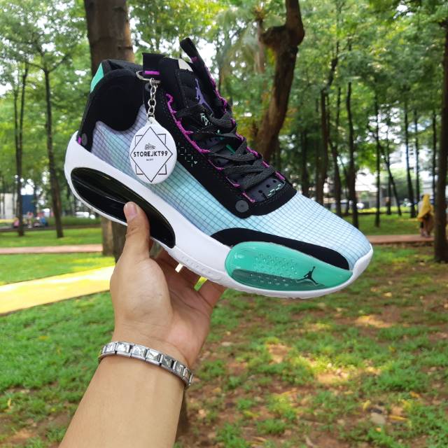 Sepatu Nike Air Jordan 34 Blue Void