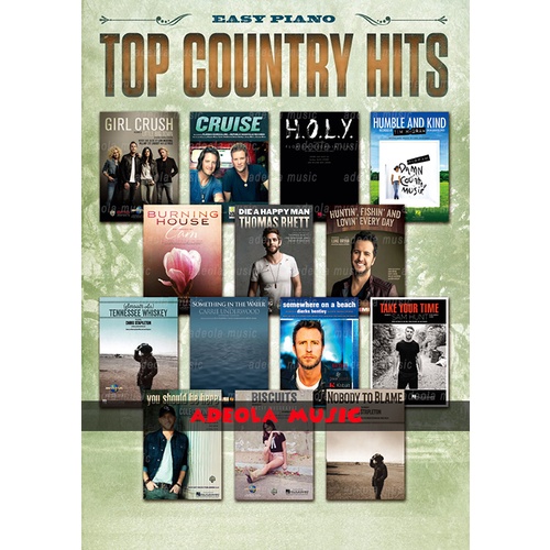 Buku Piano Popular / Piano Country / (PPO-44) TOP COUNTRY HITS