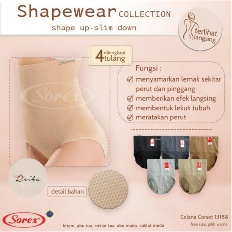 Celana dalam korset Sorex  13188