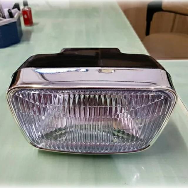 Headlamp reflektor lampu depan Yamaha RX King oval hitam