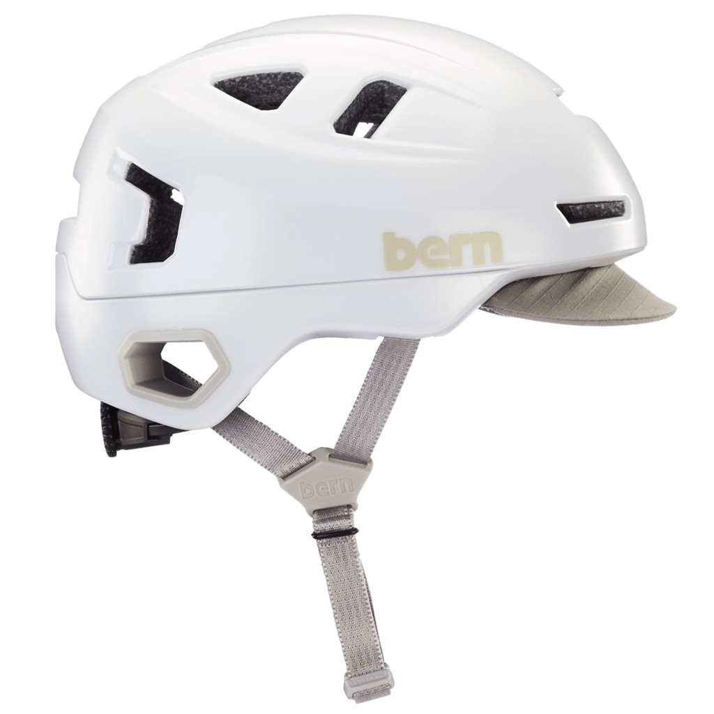 HELM SEPEDA BERN HUDSON MIPS HELMET - SATIN WHITE