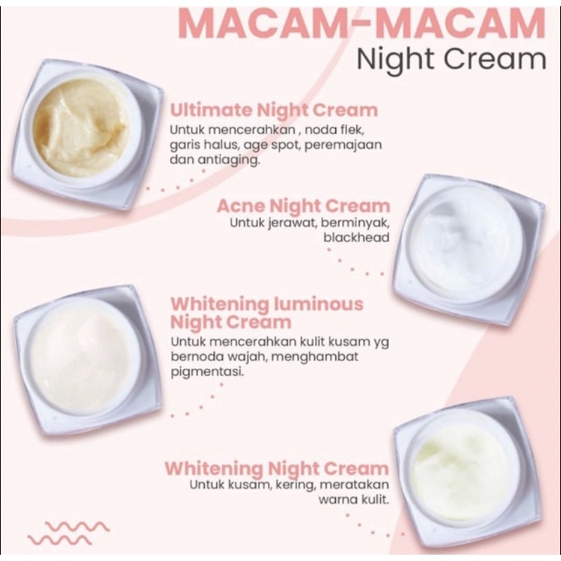 ACNE NIGHT CREAM MS GLOW