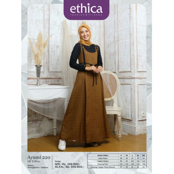 Gamis Ethica Ayumi 220 Baru