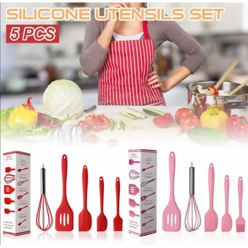 Spatula Set Silicone ( Silicone Utensil Set ).