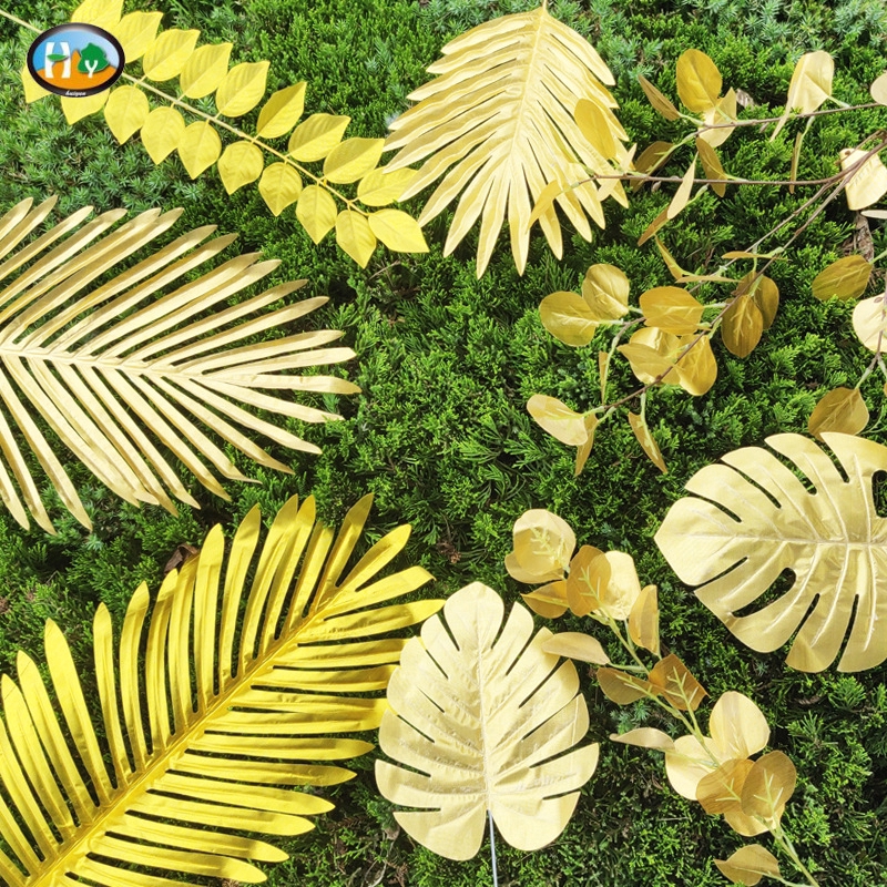  Gold  Artificial Plant tanaman hias hidup tanaman monstera 