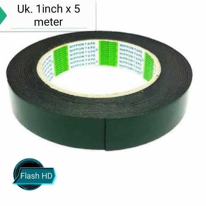 

Double tape foam hijau 1inch x 5 meter1