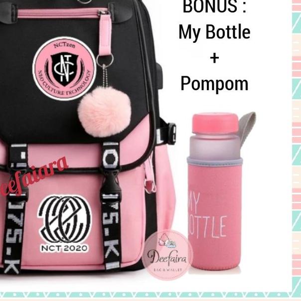 ➼ Tas Backpack Wanita Tas Sekolah Anak Perempuan NCT ♥