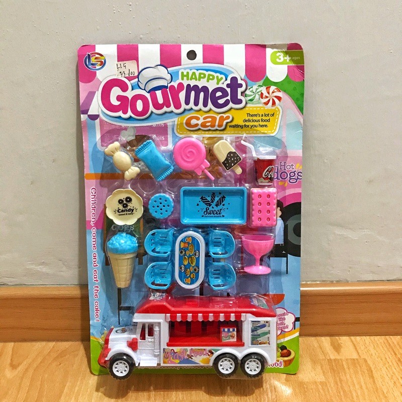 Mainan Set Mobil Ice Cream Anak-Happy Gourmet Car L15