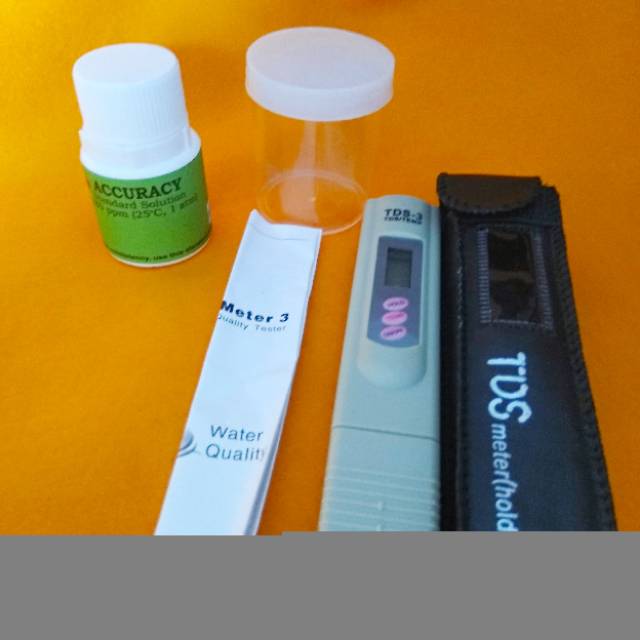 TDS meter dan cairan kalibrasi