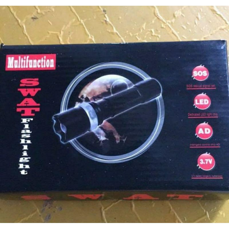 Senter SWAT LED Lalu Lintas Senter Polisi