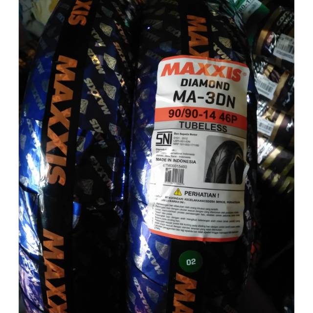 murahh!!!Ban tubles maxxis diamond UK.90/90.14 free pentil