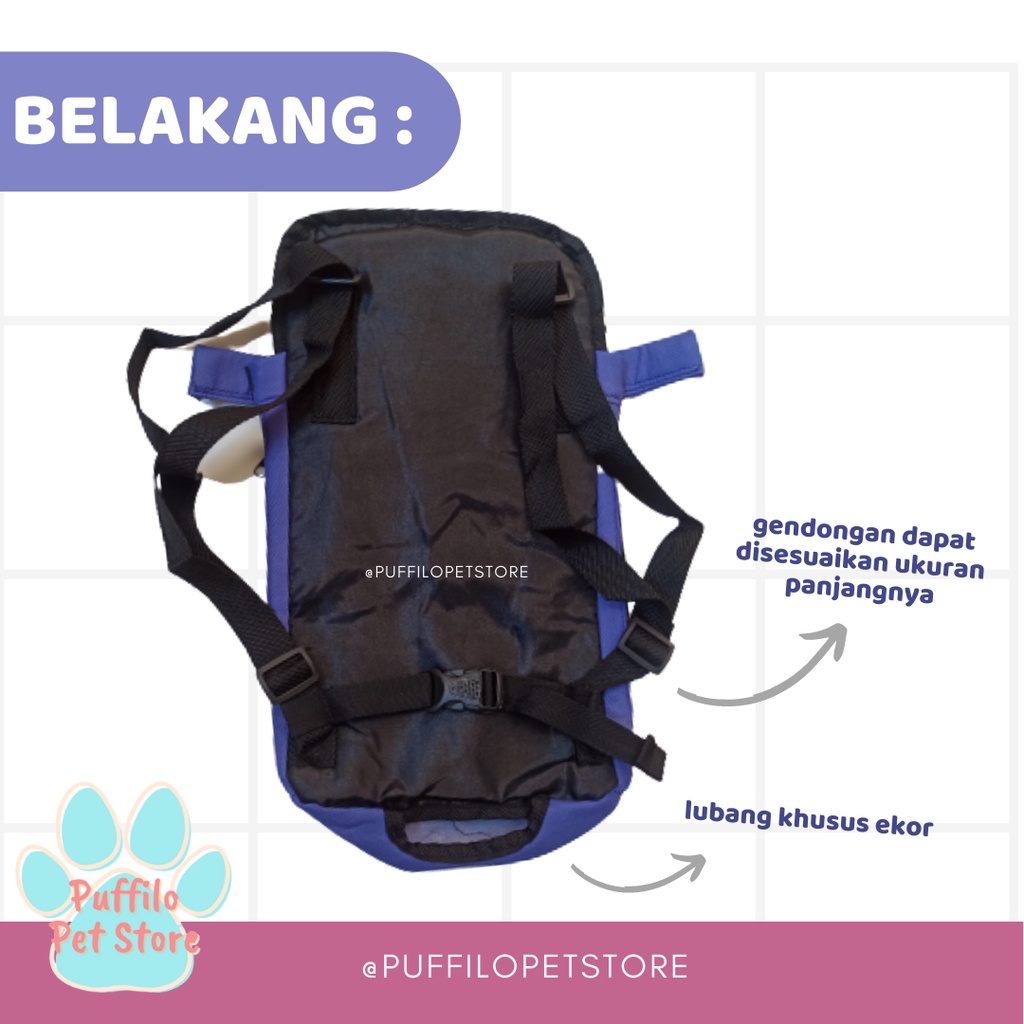 TAS GENDONG HEWAN / PET TRAVEL BAG