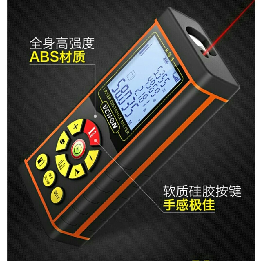 Laser Distance Meter LCD Meteran Digital Meteran Laser Digital