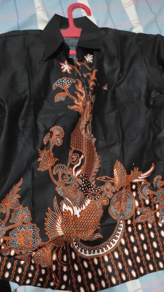 Kemeja Batik Pria Lengan Pendek Size M L Xl Xxl Bswart Batik Hrb026 Kenongo Hem Panjan