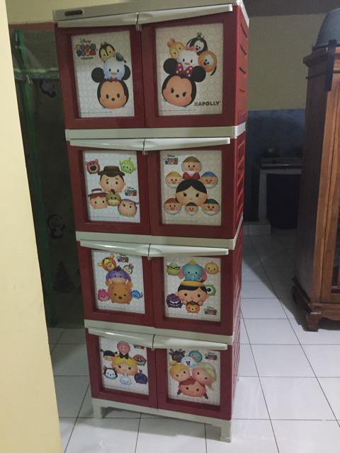 Khusus Jne J&t.lemari Plastik Karakter Anak Bcbc X-48