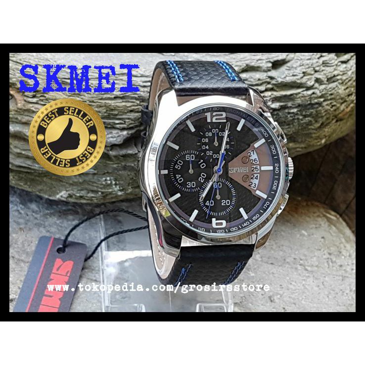 Z9WW SKMEI WATCH 9106 ORIGINAL - BLACK TIEY