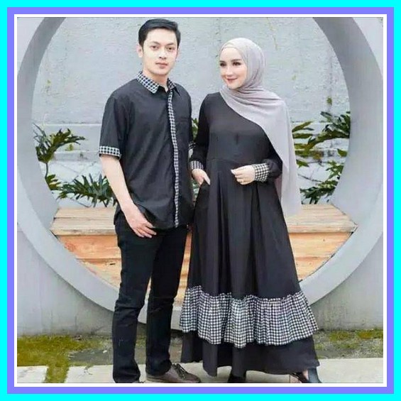 Baju Couple Lebaran 2022 Keluarga Gamis Pasangan Modern Terbaru Kapelan Suami Istri Anak Laki Perempuan Seragam Sarimbit Ramadan Akita Widbatik Uwikbatik Gamis Couple Iranada - Gamis Couple Pasangan - Sarimbit Suami Istri - Couple Muslim