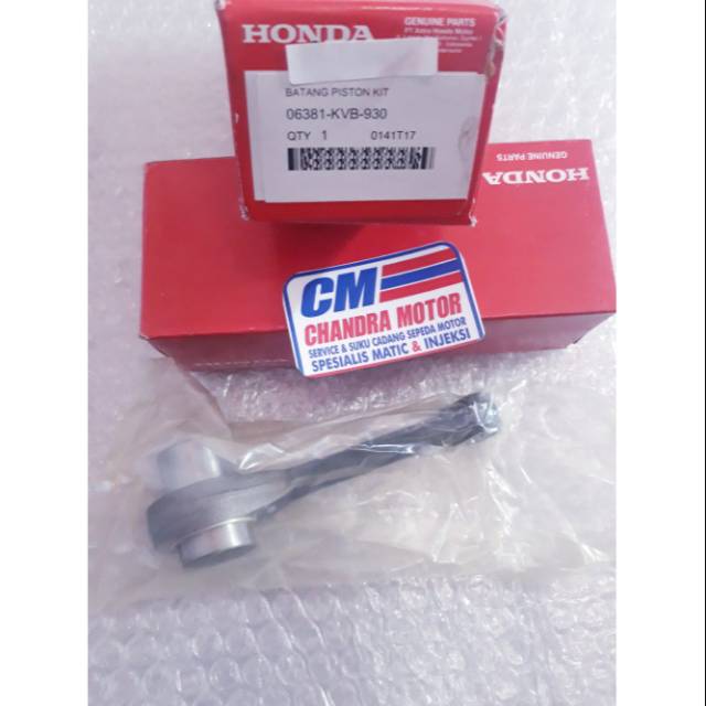stang piston seher vario 110 lama vario techno 110 karbu 06381-KVB-930 original HONDA AHM