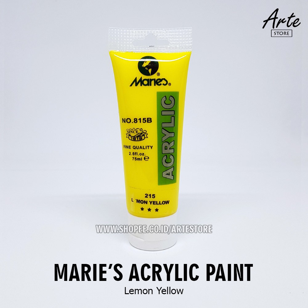 

Cat Akrilik Maries Lemon Yellow 75 ml