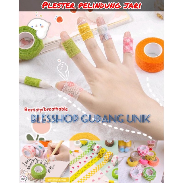 

PLESTER PELINDUNG JARI FINGER TAPE PROTECTOR PERBAN MENULIS /STICKER ANIMASI CARTOON DEKORASI SCRAPBOOK