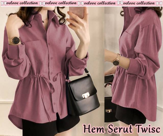 BLOUSE HEM SERUR LD 102CM PJG 63CM