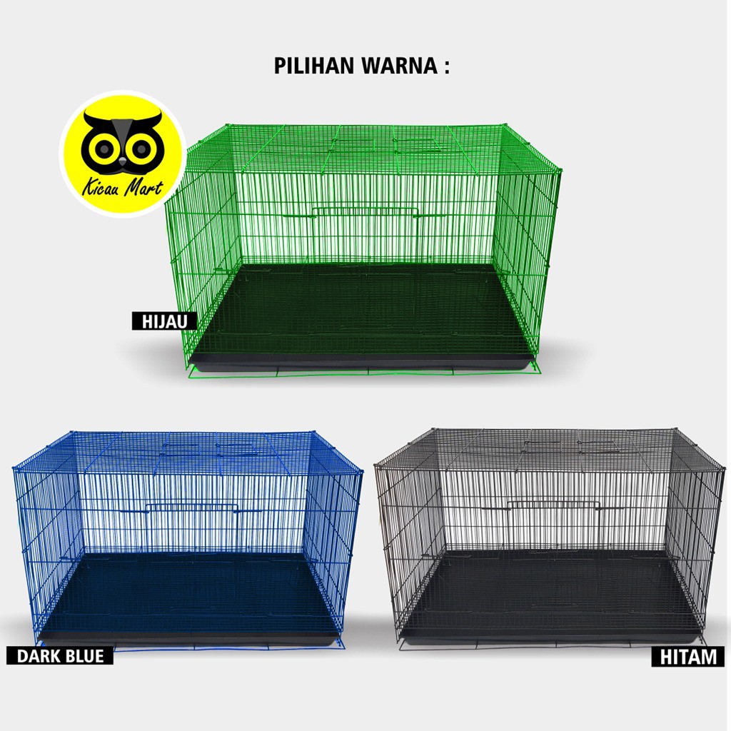 KANDANG KUCING BESI LIPAT SIZE M MEDIUM U/ KELINCI / SUGAR GLIDER / KITTEN / HAMSTER PET CAGE KDMDM-3