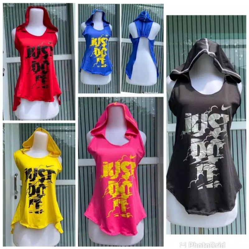 kaos senam singlet wanita olahraga aerobic dan zumba92388