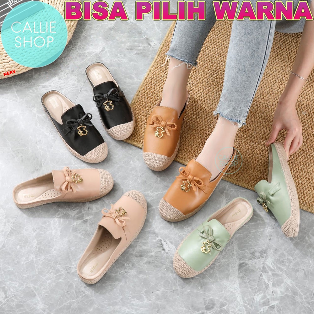 Sepatu Mules Wanita Bustong Jelly HYS 1306-4 BUSRJPTBR