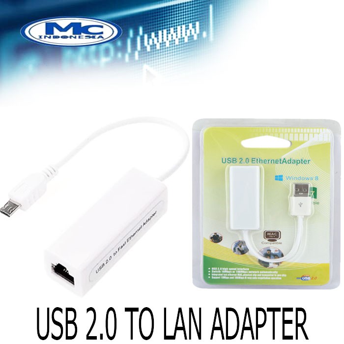 USB LAN Ethernet LAN Adapter USB 2.0