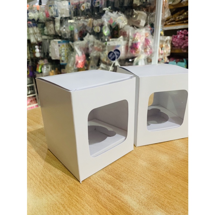 

Dus cupcake isi 1 putih 10 pc pack / packaging box muffin