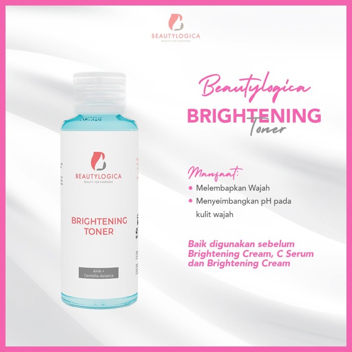 

[Bpom] Toner Pembersih Wajah & Penghapus Make Up Brightening Toner