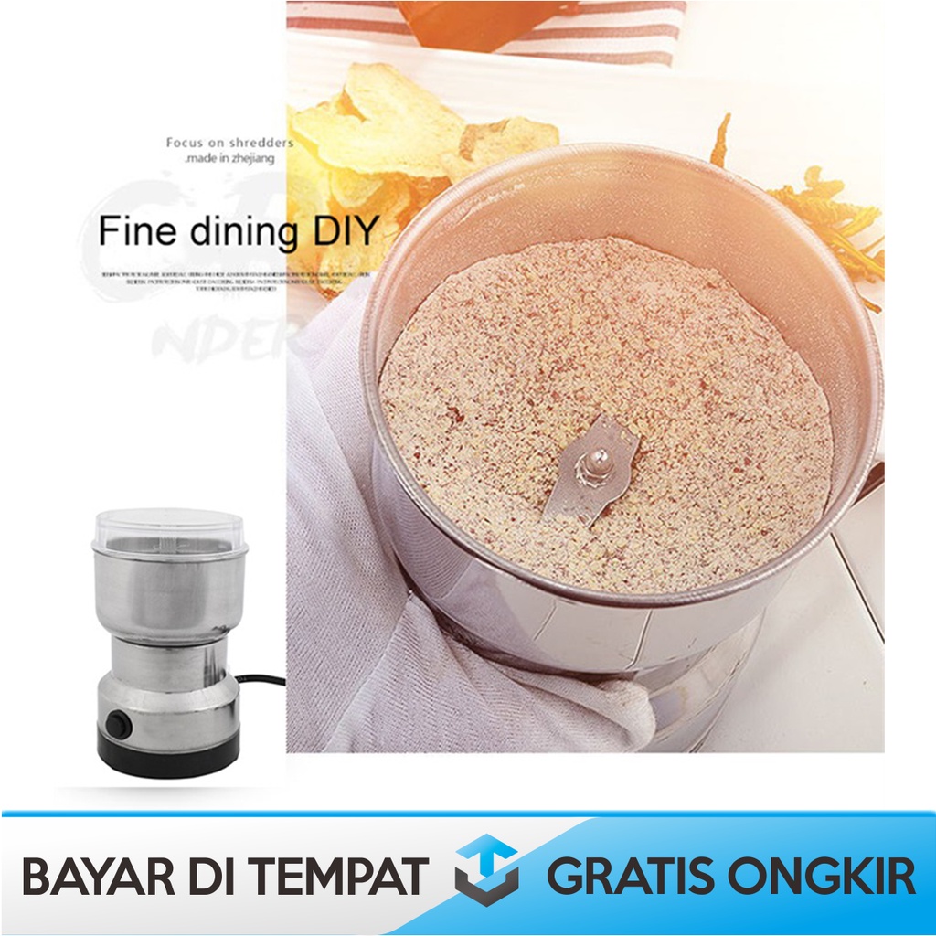 MESIN GRINDER KOPI ELEKTRIK MINI ONETWOCUPS NM-8300 ORIGINAL ALAT GILINGAN KOPI LISTRIK 150W