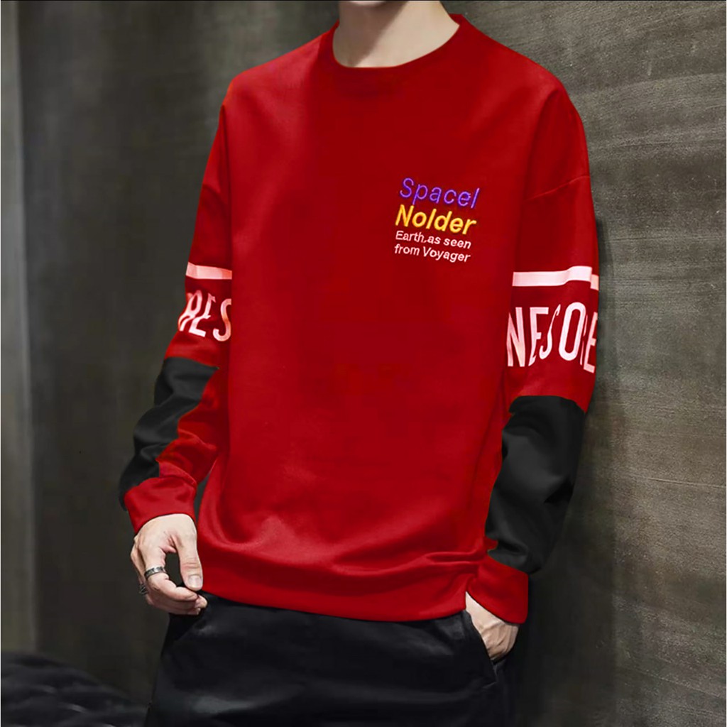 bisa COD / asgard777 - BAJU JUMPER SWEATER NOLDER / fashion cowok / baju cowok / style cowok